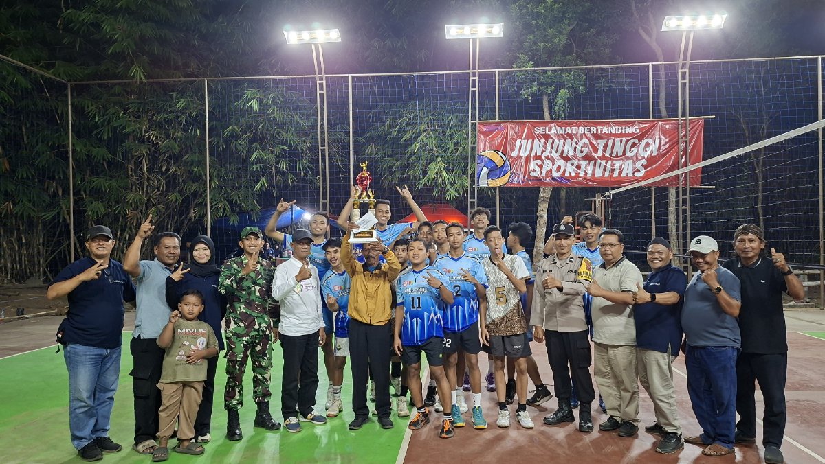 Tim Bola Voly Surorejo Mediatek Meraih Juara 1 pada Turnamen Camat Banyuurip Cup 2026
